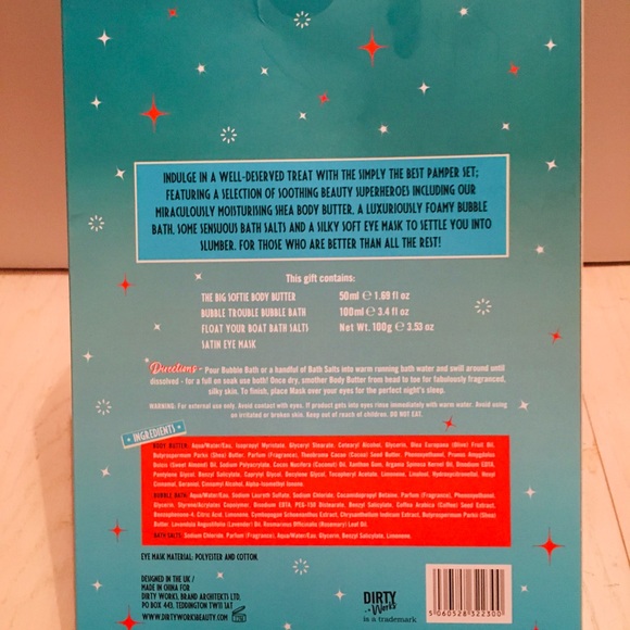 🚨SOLD Simply The Best Pamper Set eye mask, body butter, bubble bath & bath salts - Picture 2 of 2